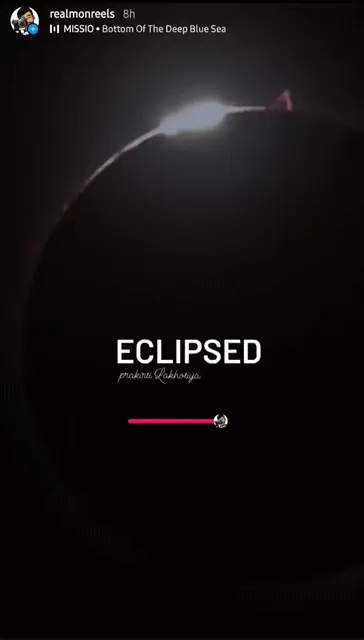 The diamond ring moment of a total solar eclipse